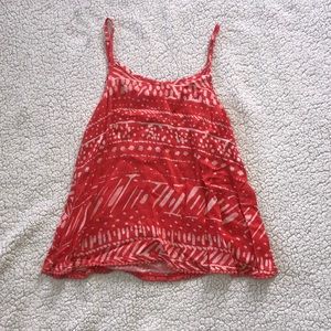 🌴Mudd Red/orange women’s top